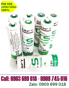 Pin Saft LS14500 lithium 3.6v size AA 2600mAh Made in France 